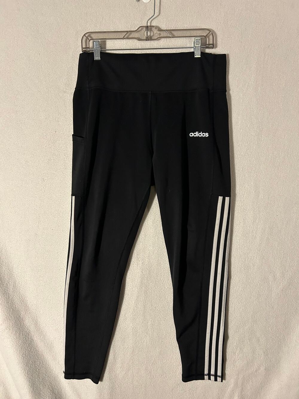 Adidas Leggings Womens Athletic Activewear Gym Yoga Pants Logo